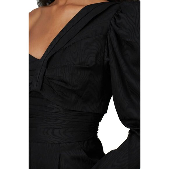 A.L.C. Black One-Shoulder Ruched Jumpsuit – Size 4 $695 - Picture 4 of 11